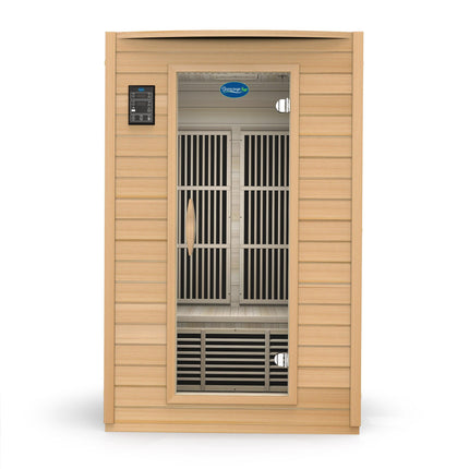 Durasage 2-Person Carbon Infrared Sauna – Canadian Hemlock, 1700W