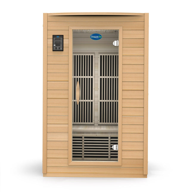 Durasage 2-Person Carbon Infrared Sauna – Canadian Hemlock, 1700W