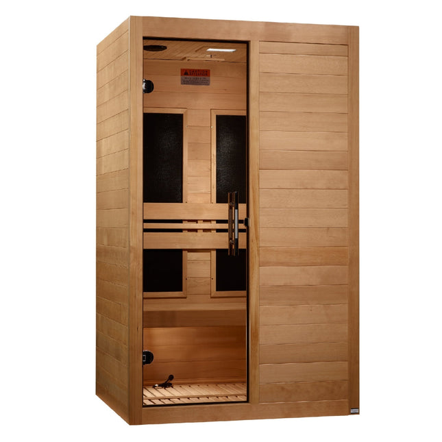 Maxxus S-Line Yoga 2-Person Low EMF (Between 5-10MG) FAR Infrared Sauna (Canadian Hemlock)