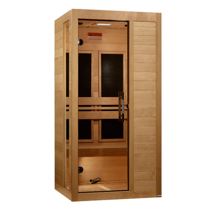 Dynamic Veneto Elite 1-2-person Ultra Low EMF (Between 3-5MG) FAR Infrared Sauna (Canadian Hemlock)