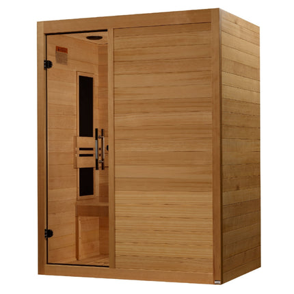 Maxxus S-Line Yoga 3-Person Low EMF (Between 5-10MG) FAR Infrared Sauna (Canadian Hemlock)