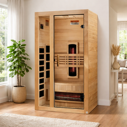 Dynamic Gracia 1-2-Person Full Spectrum Near Zero EMF FAR Infrared Sauna – photo 2