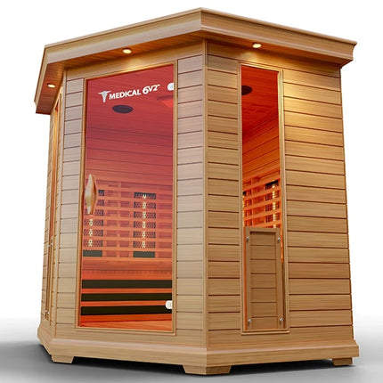 6 Person Indoor Infrared Full Spectrum Sauna | Medical 6 Plus™