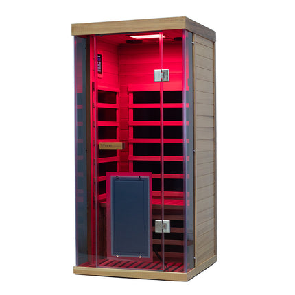 SR01 1 Person Red Cedar Far Infrared Sauna