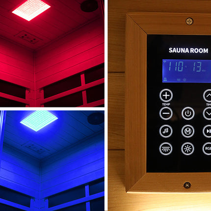 SR07 2 Person Far Infrared Sauna Red Cedar