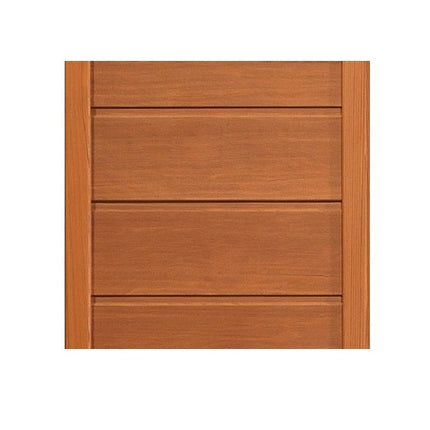 Maxxus 3-Person Corner Full Spectrum Near Zero EMF FAR Infrared Sauna – Canadian red cedar wood grain