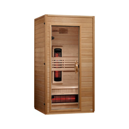 Dynamic Martin 1-2-Person Full Spectrum Near Zero EMF (Under 3MG) FAR Infrared Sauna (Canadian Hemlock)