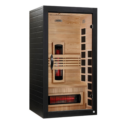 Dynamic Santorini 1-2-Person Full Spectrum Near Zero EMF FAR Infrared Sauna – right view