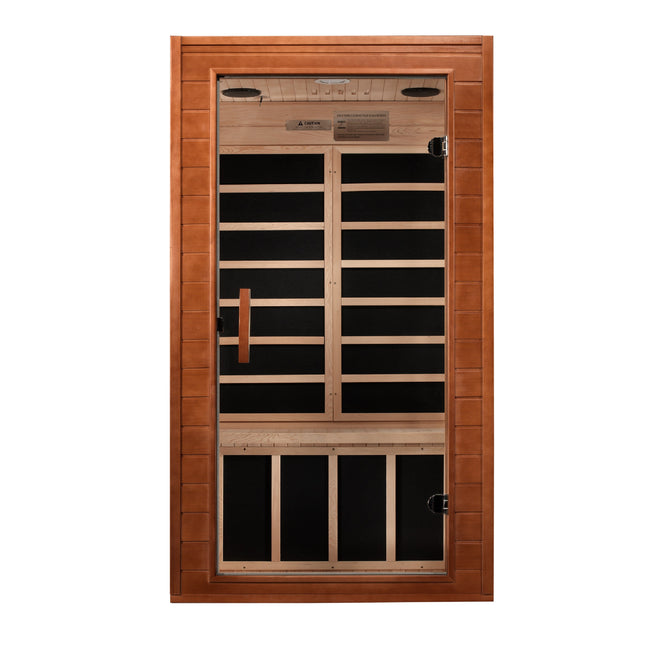 Dynamic Avila Elite 1-2-person Ultra Low EMF (Between 3-5MG) FAR Infrared Sauna (Canadian Hemlock)