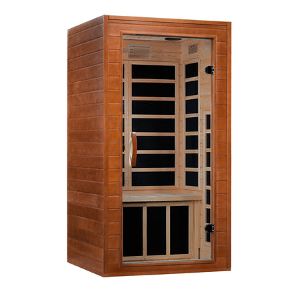 Dynamic Avila Elite 1-2-person Ultra Low EMF (Between 3-5MG) FAR Infrared Sauna (Canadian Hemlock)