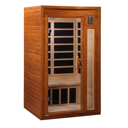 Dynamic Barcelona Elite 1-2-person Ultra Low EMF (Between 3-5MG) FAR Infrared Sauna (Canadian Hemlock)