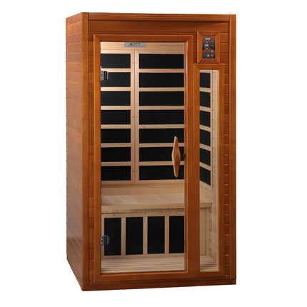 Dynamic Barcelona 1-2-person Low EMF (Between 5-10MG) FAR Infrared Sauna (Canadian Hemlock)