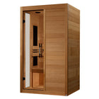 Dynamic Veneto 1-2 Person Low EMF (Between 5-10MG) Far Infrared Sauna (Canadian Hemlock)