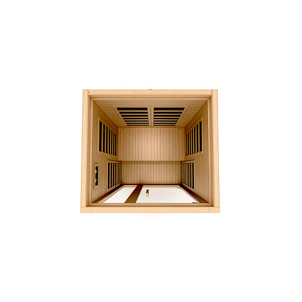 Dynamic Gracia Elite 1-2-person Ultra Low EMF FAR Infrared Sauna – interior view