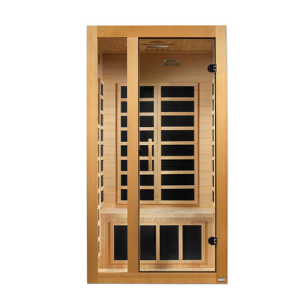 Dynamic Gracia Elite 1-2-person Ultra Low EMF (Between 3-5MG) FAR Infrared Sauna (Canadian Hemlock)