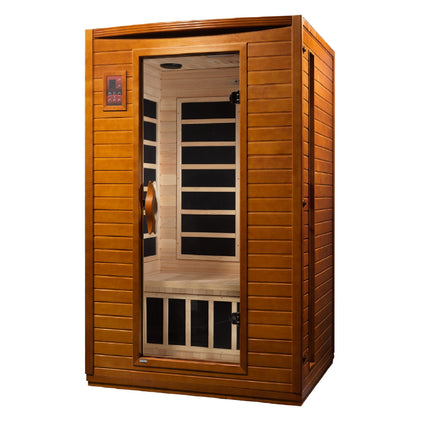 Dynamic Versailles 2-person Low EMF (Between 5-10MG) FAR Infrared Sauna (Canadian Hemlock)