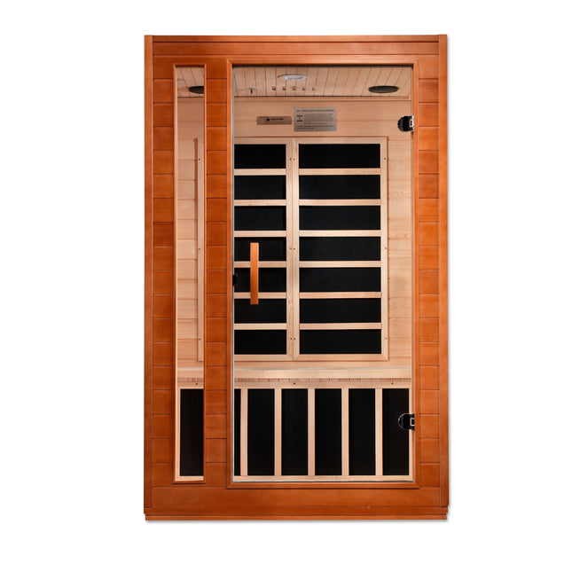 Dynamic Cordoba 2-person Low EMF (Between 5-10MG) FAR Infrared Sauna (Canadian Hemlock)