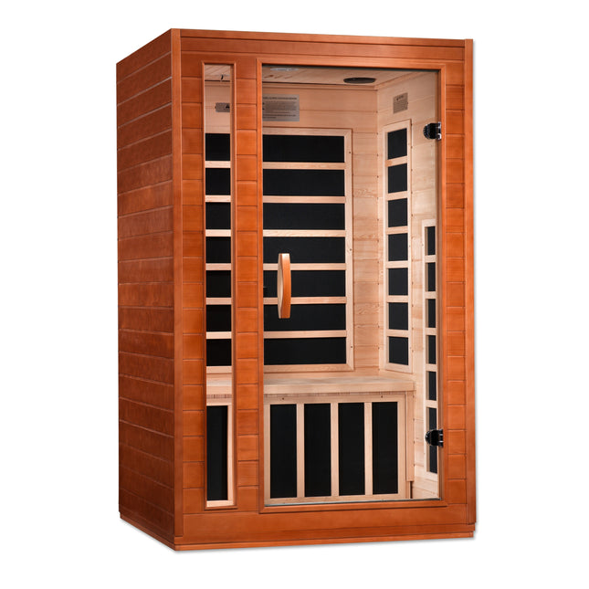Dynamic Cordoba 2-person Low EMF (Between 5-10MG) FAR Infrared Sauna (Canadian Hemlock)