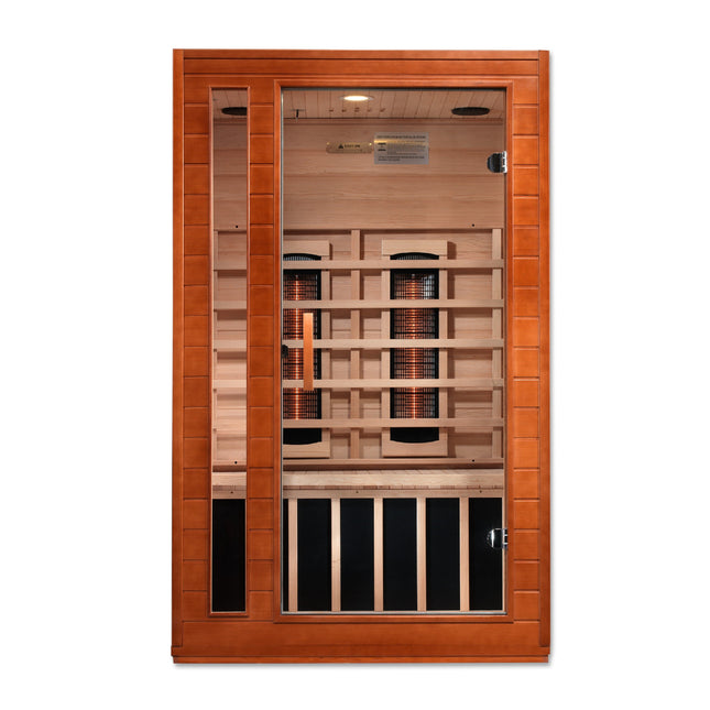 Dynamic Cardoba 2-Person Full Spectrum Near Zero EMF (Under 3MG) FAR Infrared Sauna (Canadian Hemlock)