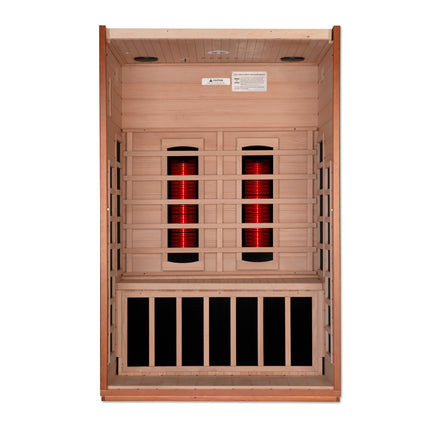 Dynamic Cardoba 2-Person Full Spectrum Near Zero EMF FAR Infrared Sauna – photo 1