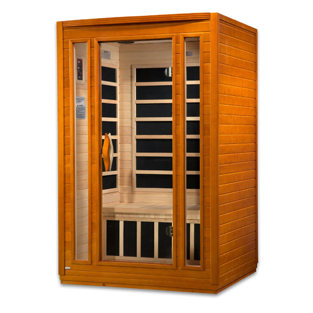 Dynamic San Marino 2-person Low EMF (Between 5-10MG) FAR Infrared Sauna (Canadian Hemlock)
