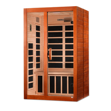 Dynamic Santiago Elite 2-person Ultra Low EMF (Between 3-5MG) FAR Infrared Sauna (Canadian Hemlock)
