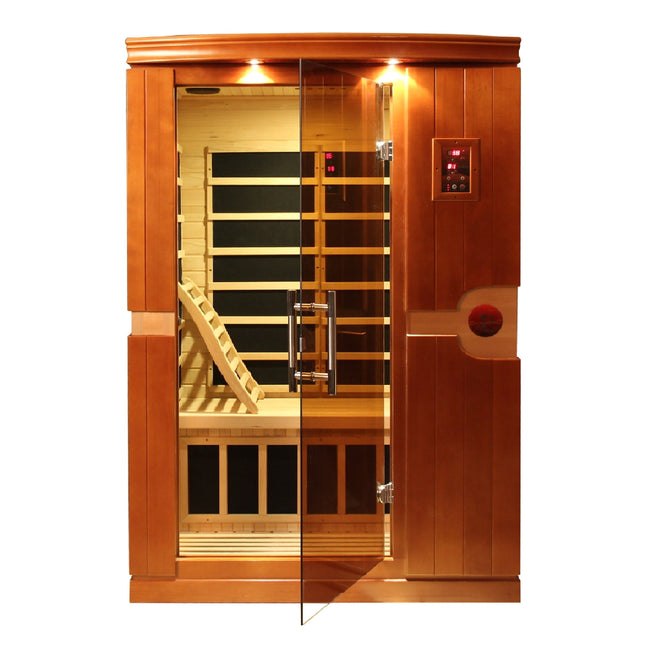 Dynamic Venice Elite 2-person Ultra Low EMF (Between 3-5MG) FAR Infrared Sauna (Canadian Hemlock)