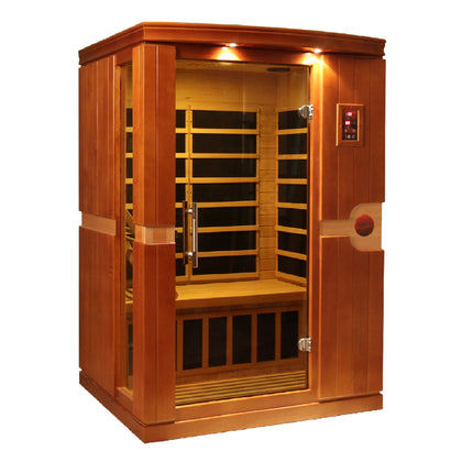 Dynamic Venice Elite 2-person Ultra Low EMF (Between 3-5MG) FAR Infrared Sauna (Canadian Hemlock)