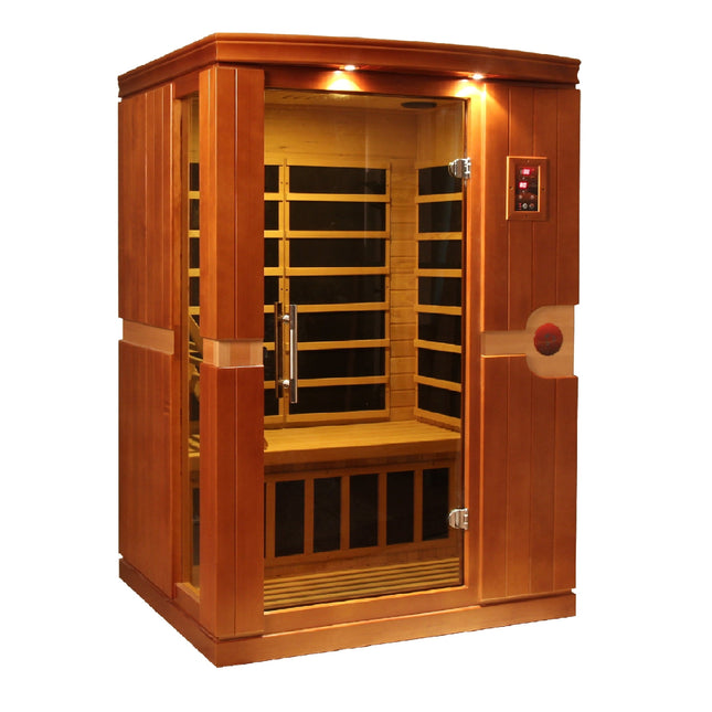 Dynamic Venice Elite 2-person Ultra Low EMF (Between 3-5MG) FAR Infrared Sauna (Canadian Hemlock)