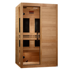 Dynamic Lucca 2-person Low EMF (Between 5-10MG) FAR Infrared Sauna (Canadian Hemlock)