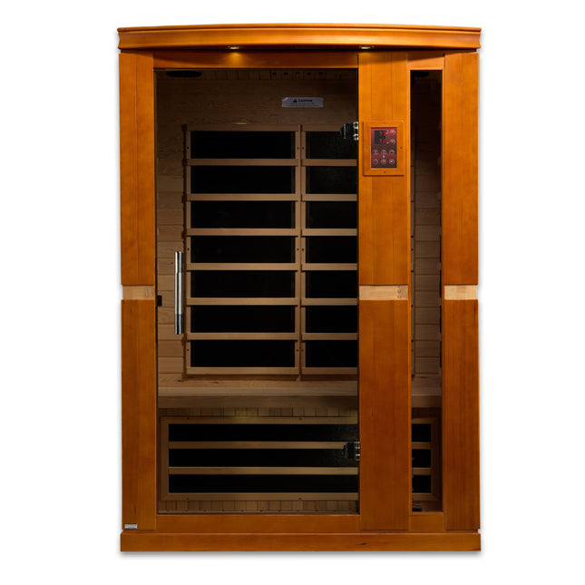 Dynamic Vittoria 2-person Low EMF (Between 5-10MG) FAR Infrared Sauna (Canadian Hemlock)