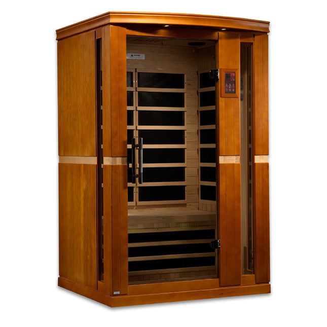 Dynamic Vittoria Elite 2-person Ultra Low EMF (Between 3-5MG) FAR Infrared Sauna (Canadian Hemlock)