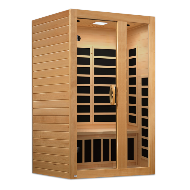 Dynamic Serena 2-person Low EMF (Between 5-10MG) FAR Infrared Sauna (Canadian Hemlock)