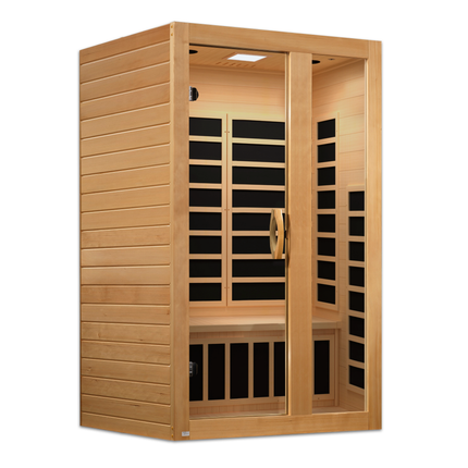 Dynamic Serena Elite 2-person Ultra Low EMF (Between 3-5MG) FAR Infrared Sauna (Canadian Hemlock)