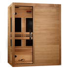Dynamic Toscana 3-person Low EMF (Between 5-10MG) FAR Infrared Sauna (Canadian Hemlock)