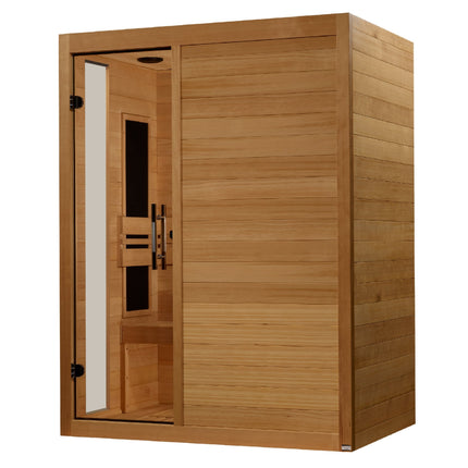 Dynamic Toscana Elite 3-person Ultra Low EMF (Between 3-5MG) FAR Infrared Sauna (Canadian Hemlock)