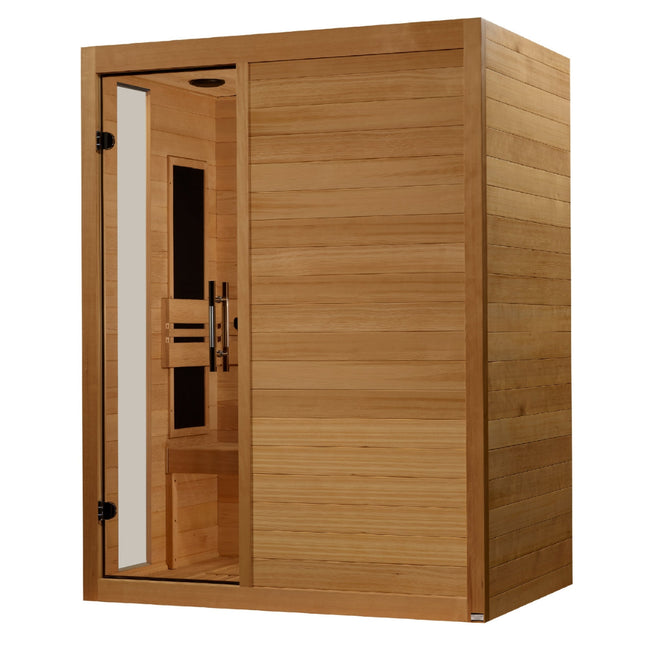 Dynamic Toscana Elite 3-person Ultra Low EMF (Between 3-5MG) FAR Infrared Sauna (Canadian Hemlock)