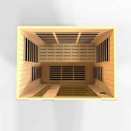 Dynamic Lugano Elite 3-person Ultra Low EMF FAR Infrared Sauna – photo 2