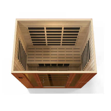 Dynamic Bergamo Elite 4-person Ultra Low EMF FAR Infrared Sauna – photo 4
