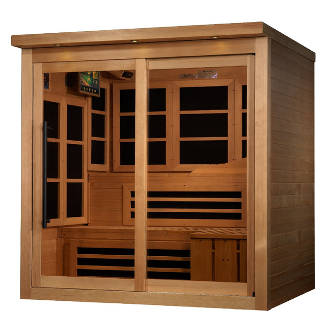 Golden Designs "Monaco" 6-Person PureTech Full Spectrum Infrared Sauna