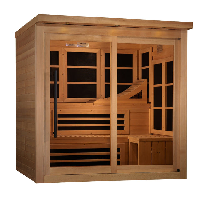 Golden Designs "Monaco" 6-Person PureTech Full Spectrum Infrared Sauna