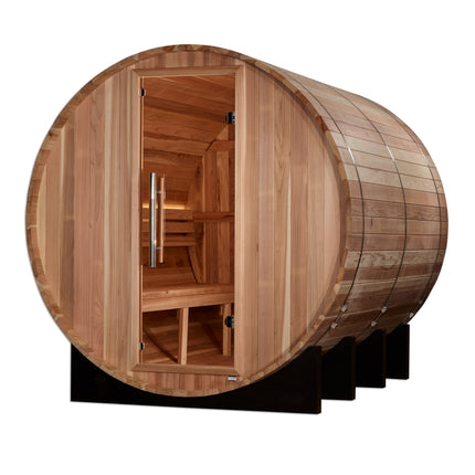 Golden Designs Klosters 6 Person Barrel Traditional Sauna - Pacific Cedar – photo 1