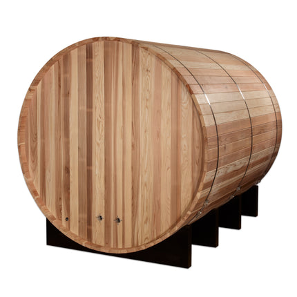 Golden Designs Klosters 6 Person Barrel Traditional Sauna - Pacific Cedar – photo 2