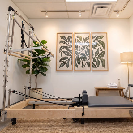 Janet Elite Plus Foldable Pilates Reformer – Studio Grade Luxury Maple Wood Home Pilates Machine - RE016