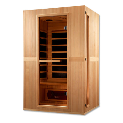 Maxxus 2-Person Low EMF (Between 5-10MG) FAR Infrared Sauna (Canadian Hemlock)