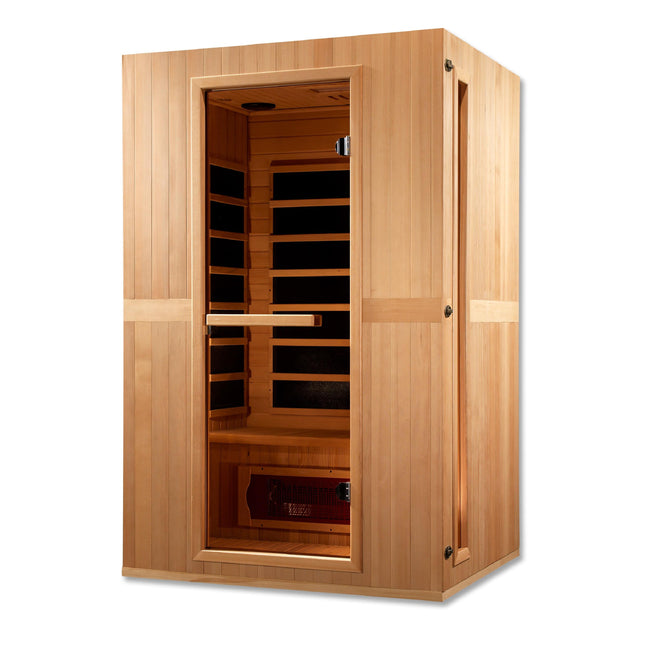 Maxxus 2-Person Low EMF (Between 5-10MG) FAR Infrared Sauna (Canadian Hemlock)