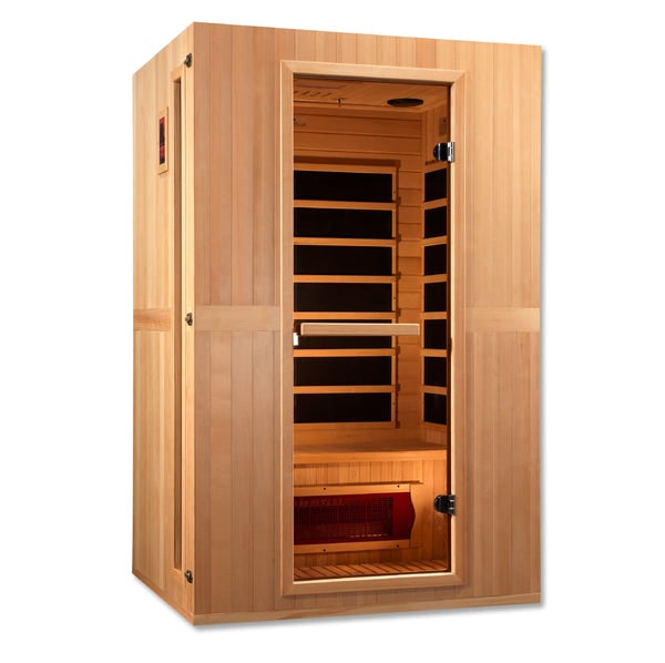 Maxxus 2-Person Low EMF (Between 5-10MG) FAR Infrared Sauna (Canadian Hemlock)