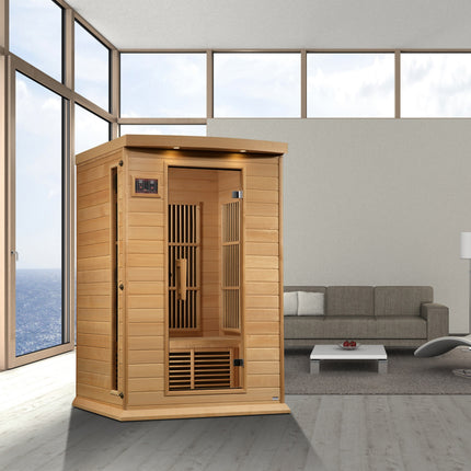 Maxxus 2-Person Near Zero EMF FAR Infrared Sauna – photo 2