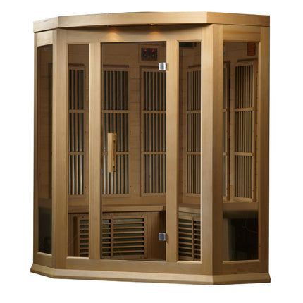 Maxxus 3-Person Corner Low EMF FAR Infrared Sauna – photo 3