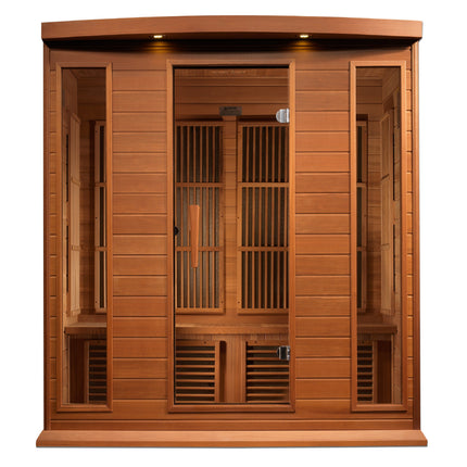Maxxus 4-Person Near Zero EMF (Under 3MG) FAR Infrared Sauna (Canadian Hemlock)
